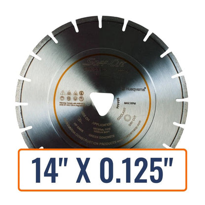 Early Entry Concrete Saw Blades - Husqvarna Flx 4000 Series Orange