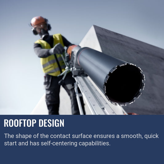 Elite-Drill D1600 ø162 Worker drilling