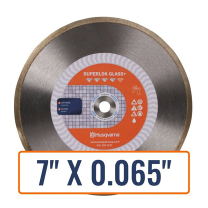 Glass Tile Saw Blades - Husqvarna Superlok® Glass +