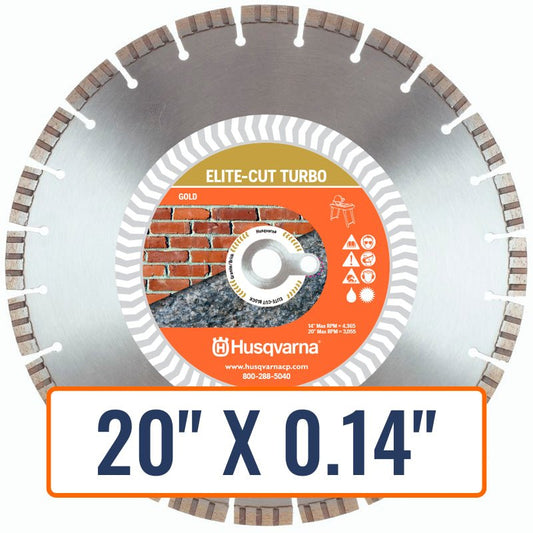 Granite blade, Husqvarna ELITE-CUT Diamond Saw Blade, ideal for cutting extra-hard materials.