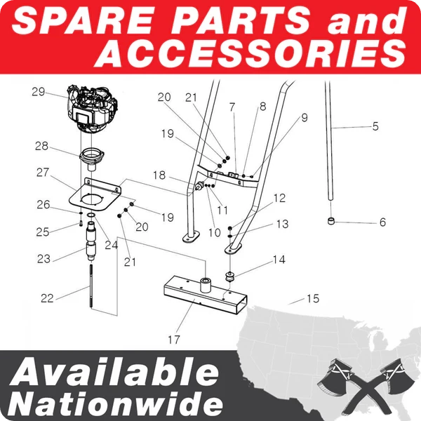 Power Screed - Honda - 4' - 16' Blades - TVSA-H