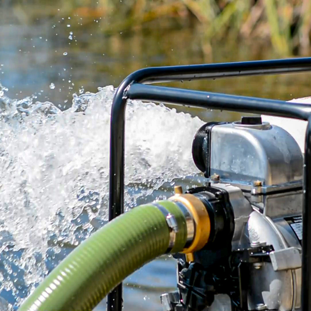 3 Inch Trash Water Pump 375 GPM 8 HP GX240 powered by Honda Portable Utility X-Series