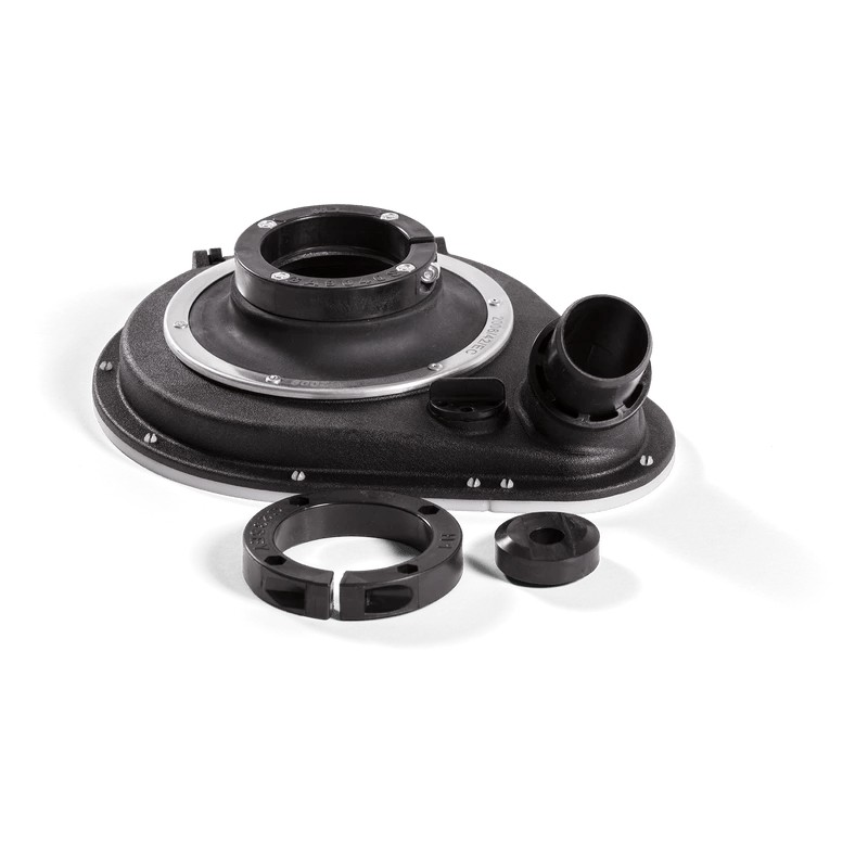 Husqvarna dust shroud composite deluxe black for Makita & Hitachi collectors