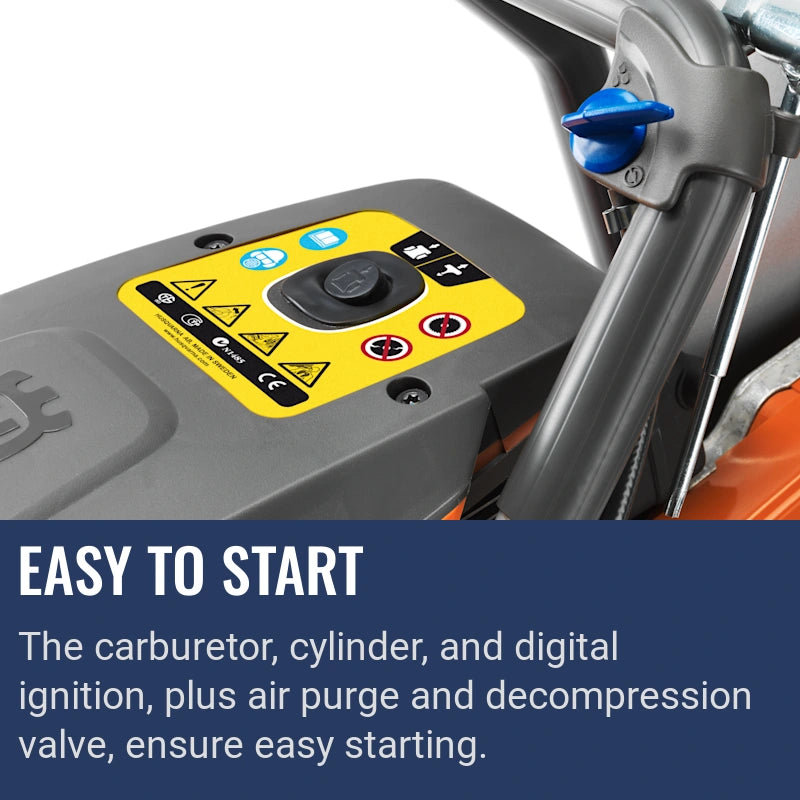 Husqvarna K 770, Easy to start