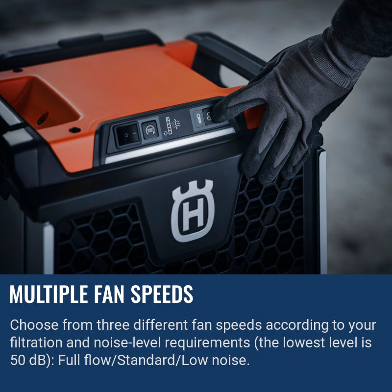 Husqvarna A 45 Multiple fan speeds