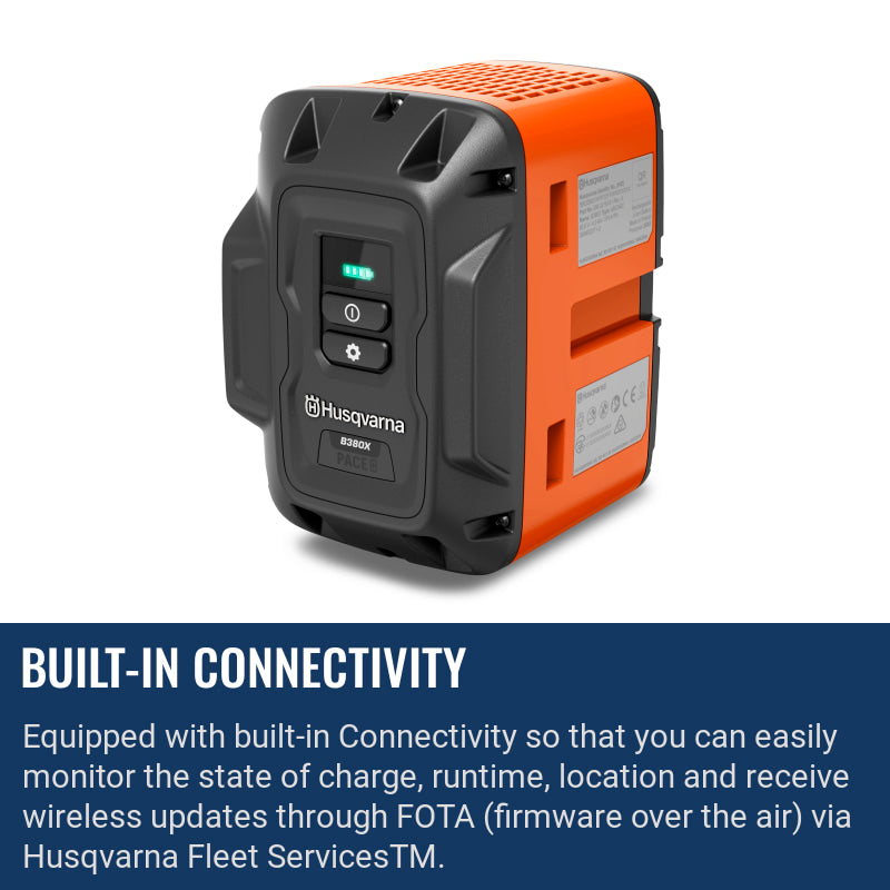 Husqvarna B380X/C900X PACE power kit Built-in connectivity