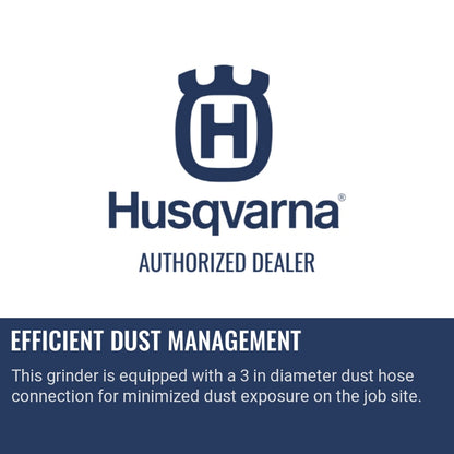 Husqvarna BG 250 Efficient dust management