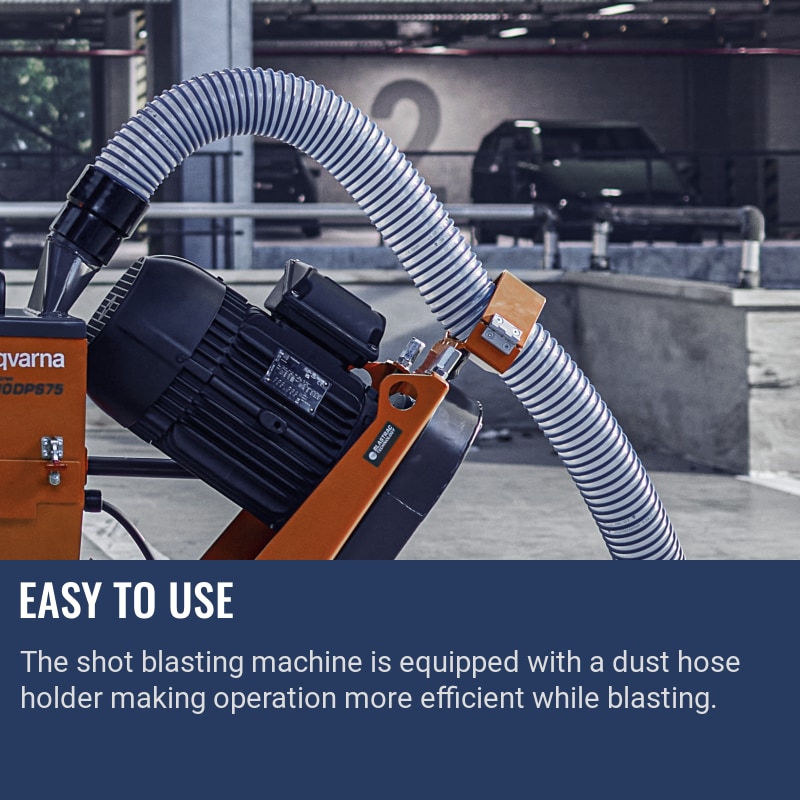 Husqvarna Blastrac 1-10DS Easy to use