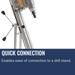 Husqvarna DM 400, Quick connection