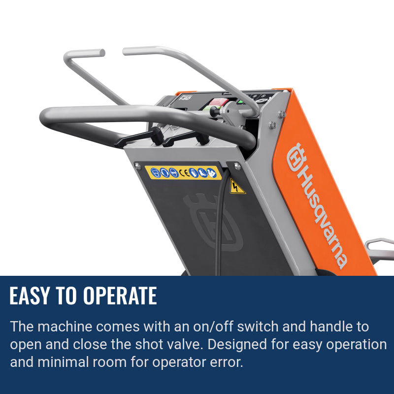 Husqvarna Blastrac 1-8DM Easy to operate