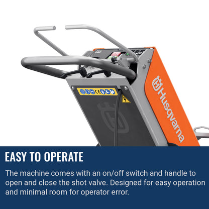 Husqvarna Blastrac 1-8DM Easy to operate