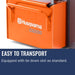 Husqvarna CG 200, Easy to transport