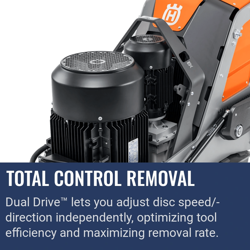 Husqvarna PG 8 DR, Total Control Removal