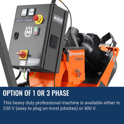 Husqvarna Blastrac 1-8DPS30 Option of 1 or 3 phase
