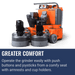 Husqvarna Blastrac BMG 2200RC, Greater comfort