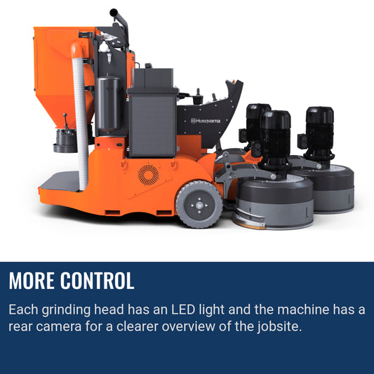 Husqvarna Blastrac BMG 2200RC More control