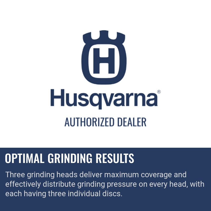 Husqvarna Blastrac BMG 2200RC Optimal grinding results