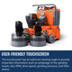 Husqvarna Blastrac BMG 2200RC User-friendly touchscreen