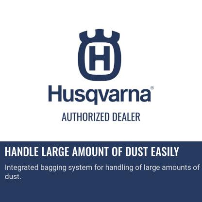 Husqvarna Blastrac BMR 25P Handle large amount of dust easily