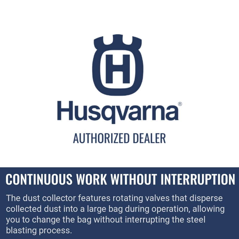 Husqvarna Blastrac DC 2-48 Continuous work without interruption