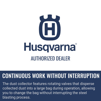 Husqvarna Blastrac DC 2-48 Continuous work without interruption