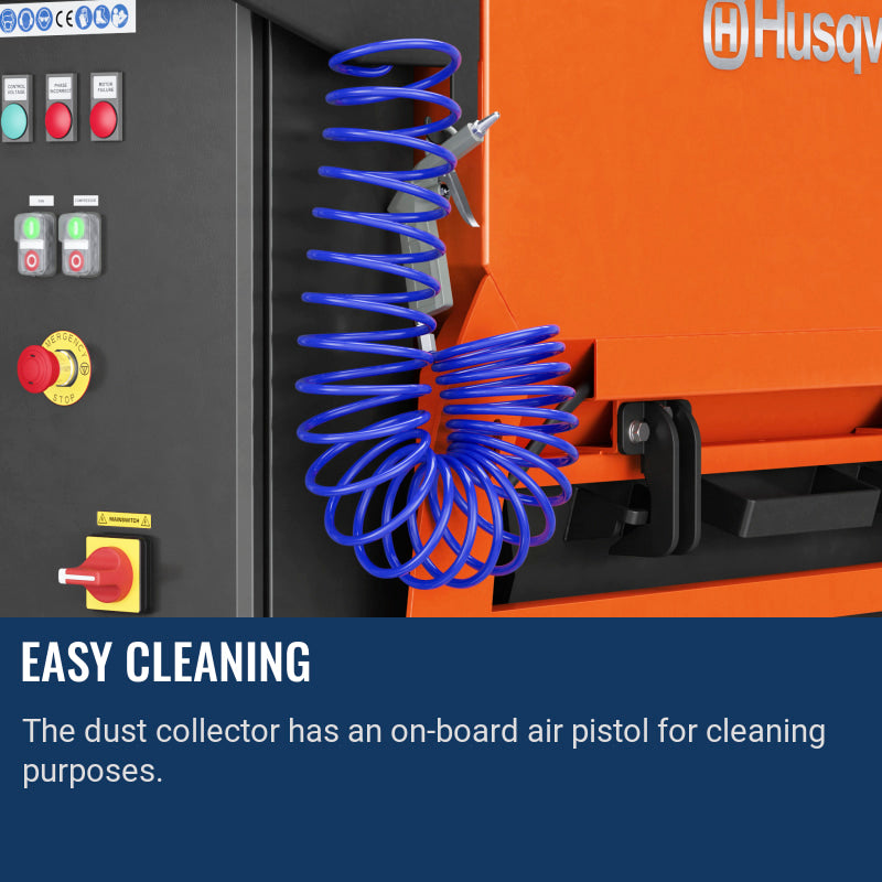 Husqvarna Blastrac DC 655 Easy cleaning