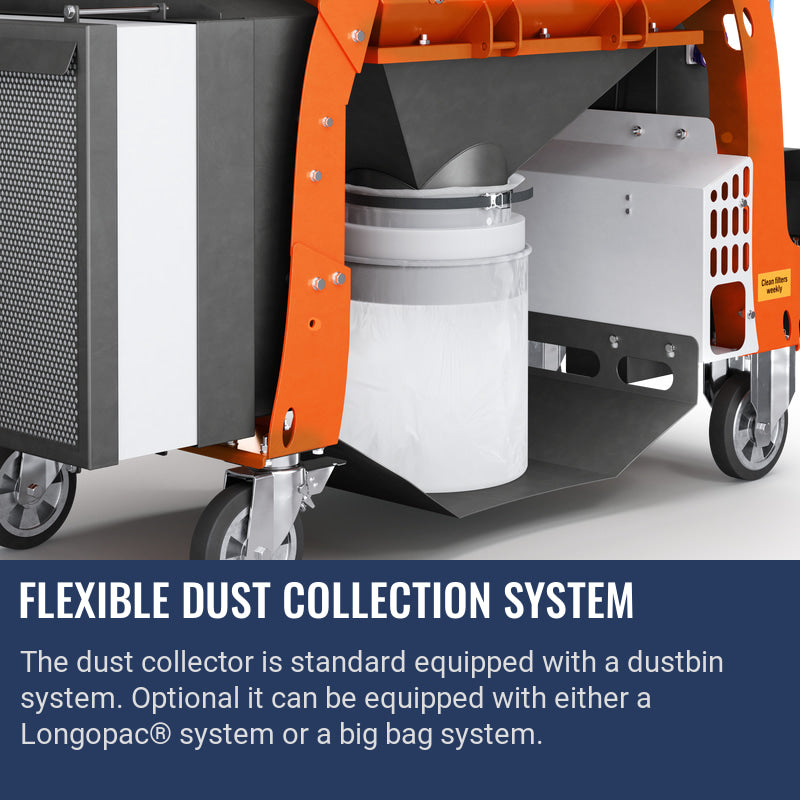 Husqvarna Blastrac DC 655 Flexible dust collection system