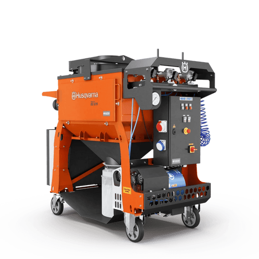 Husqvarna Blastrac DC 975 Dust Collector with 480/277V 60Hz HEPA Dustbin US option