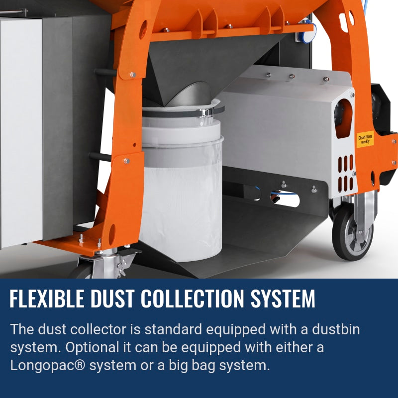 Husqvarna Blastrac DC 975 Flexible dust collection system