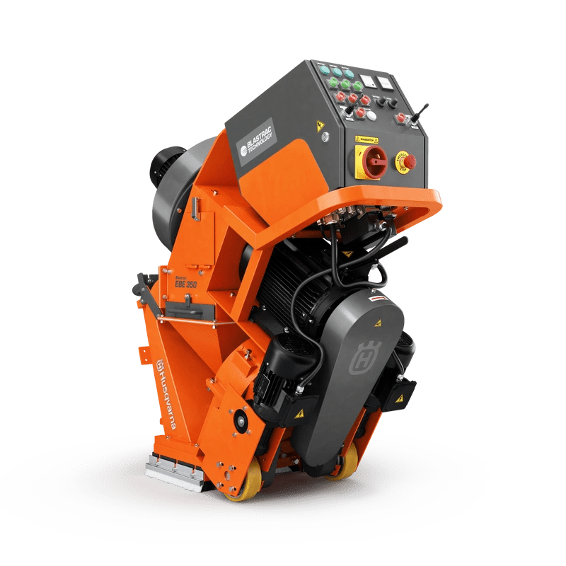 Husqvarna Blastrac EBE 350 shot blaster for surface preparation and cleaning.