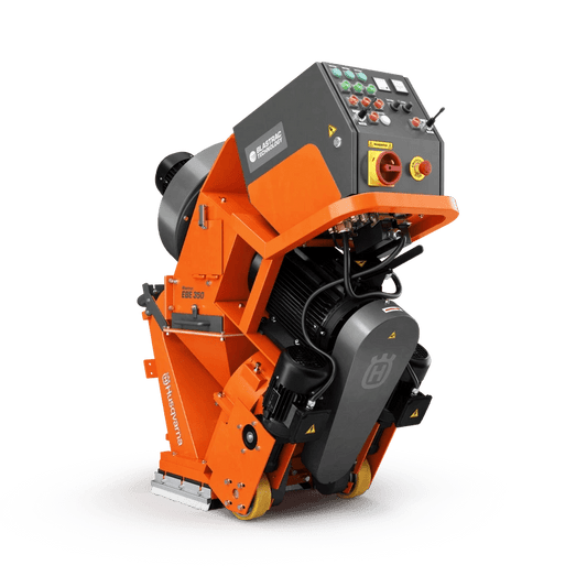 Husqvarna Blastrac EBE 350 shot blaster for surface preparation and cleaning.