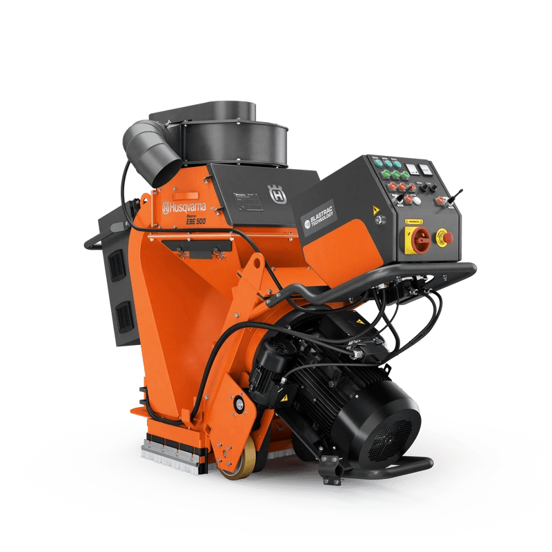 Husqvarna Blastrac EBE 500 shot blaster, powerful and efficient surface preparation tool.