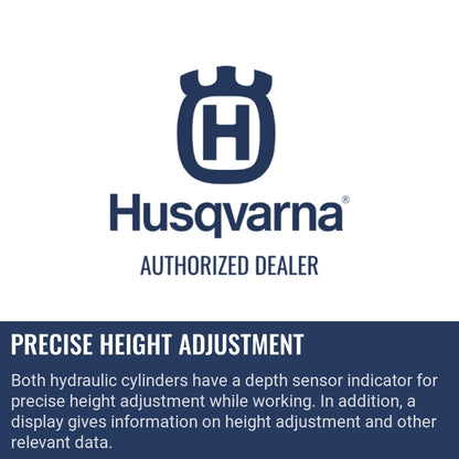 Husqvarna BMP 4000RC Precise height adjustment