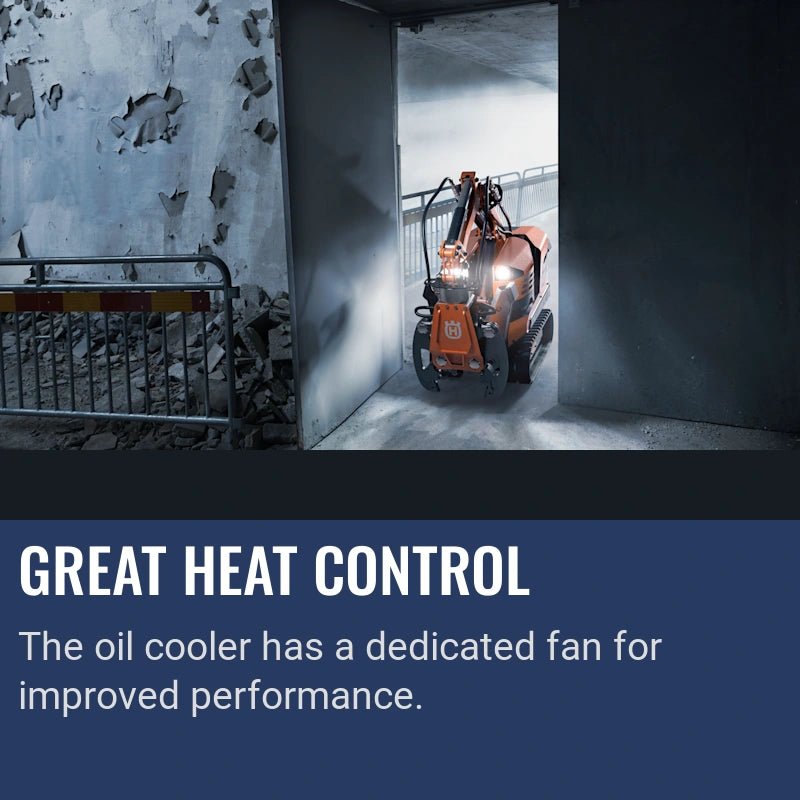 Husqvarna DXR 95, Great heat control