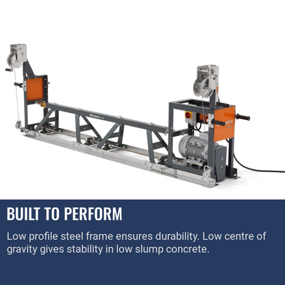 Husqvarna BT 90 petrol/electric Screed Section Built to perform
