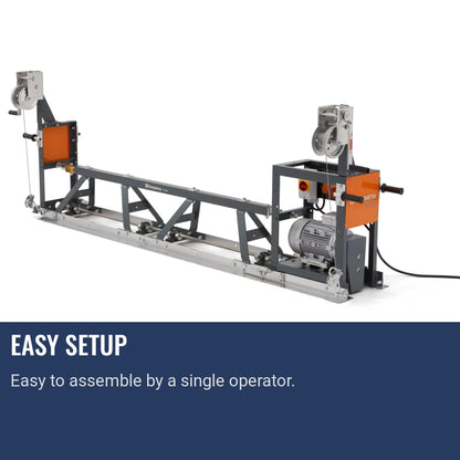 Husqvarna BT 90 petrol/electric Screed Section Easy setup