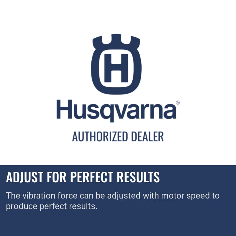 Husqvarna BV 20 G Adjust for perfect results