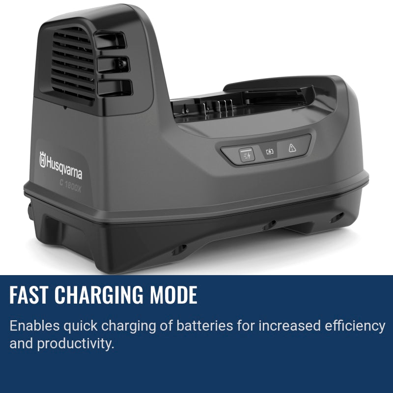 Husqvarna C1800X PACE Fast charging mode