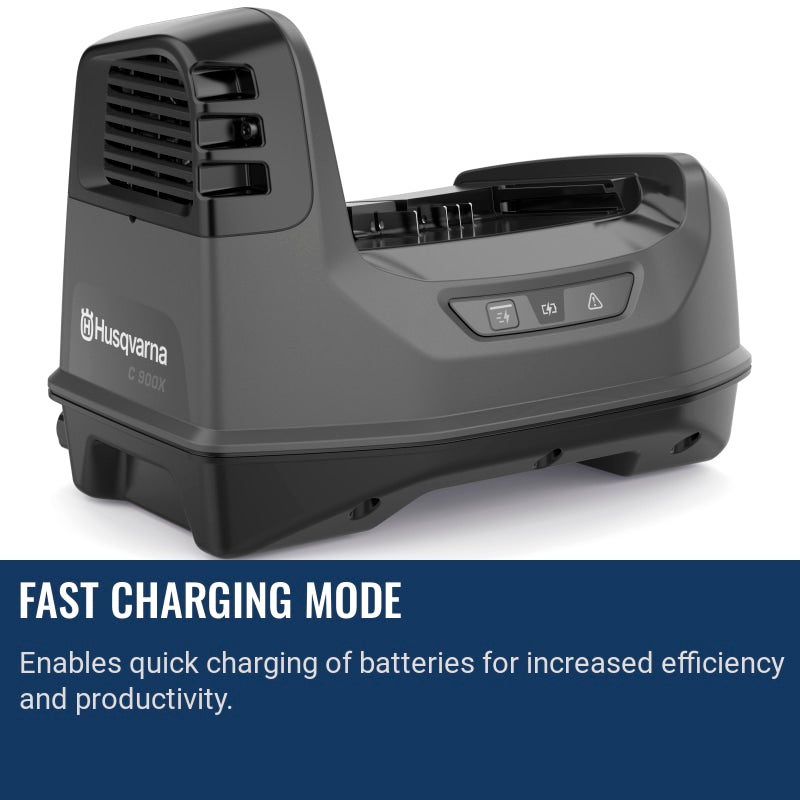 Husqvarna C900X PACE Fast charging mode
