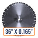 Husqvarna concrete saw blade FLX 230, a robust diamond cutting blade for efficient cutting through medium-hard cured concrete.