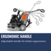 Husqvarna PG 8 DR, Ergonomic handle