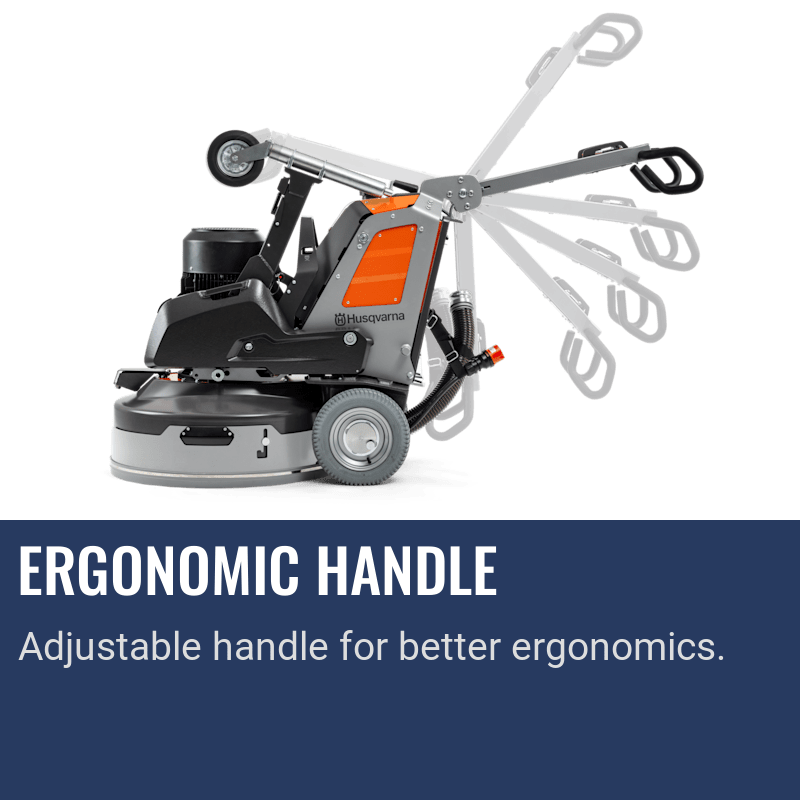 Husqvarna PG 8 DR, Ergonomic handle