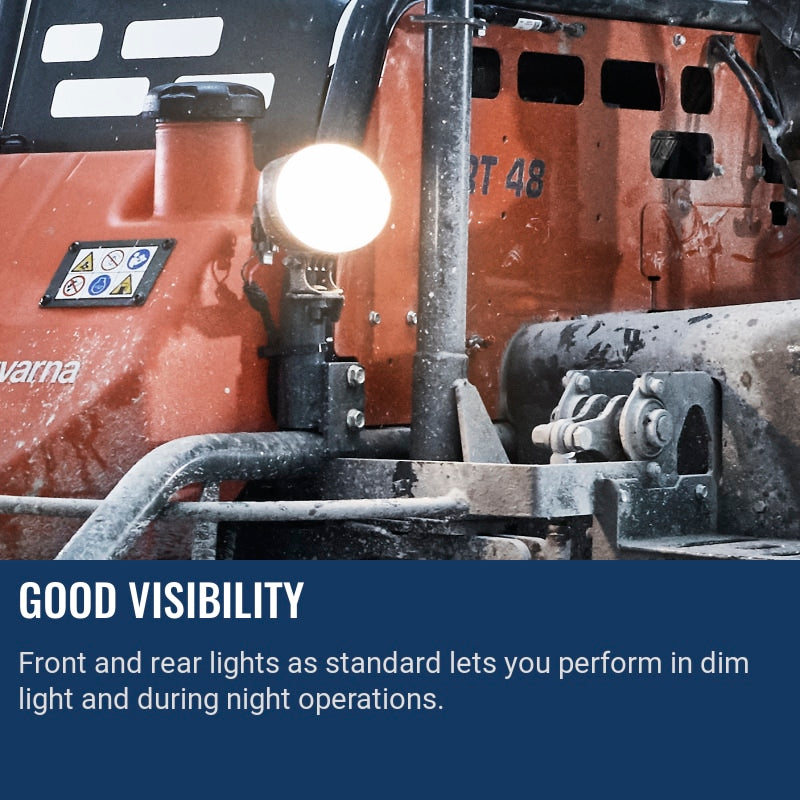 Husqvarna CRT 48 I Good visibility