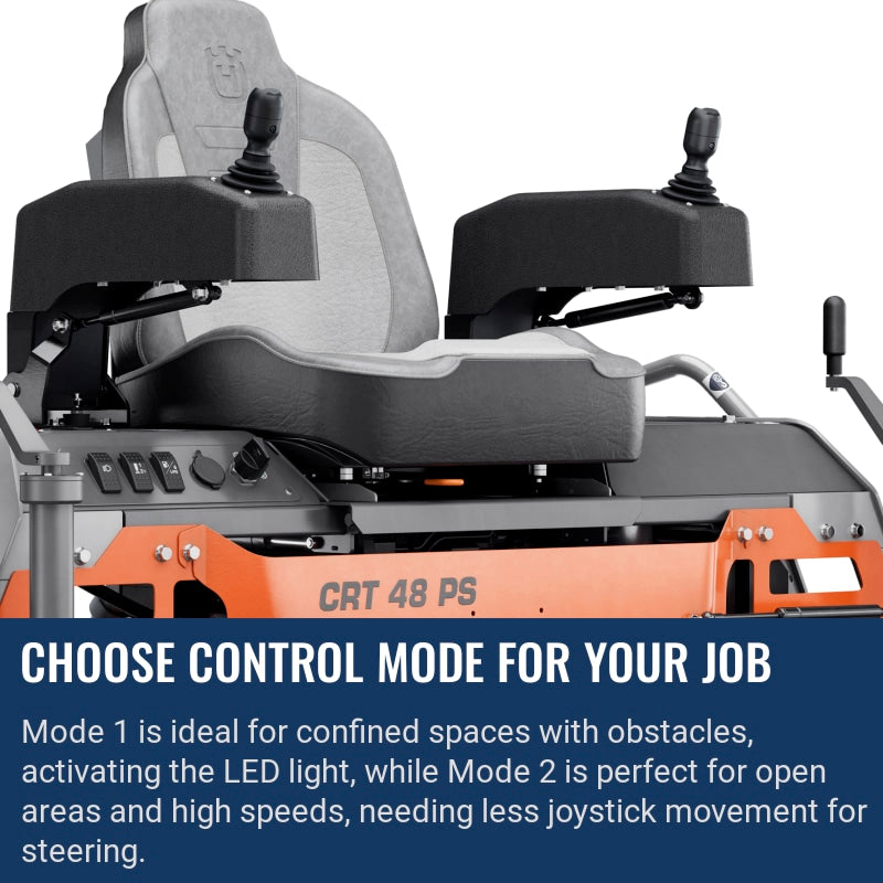 Husqvarna CRT 48 PS Petrol/LPG Choose control mode for your job