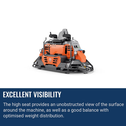 Husqvarna CRT 48 PS Petrol/LPG Excellent visibility