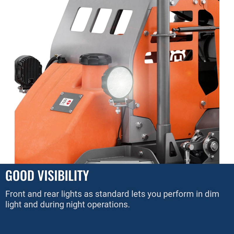 Husqvarna CRT 48 PS Petrol/LPG Good visibility