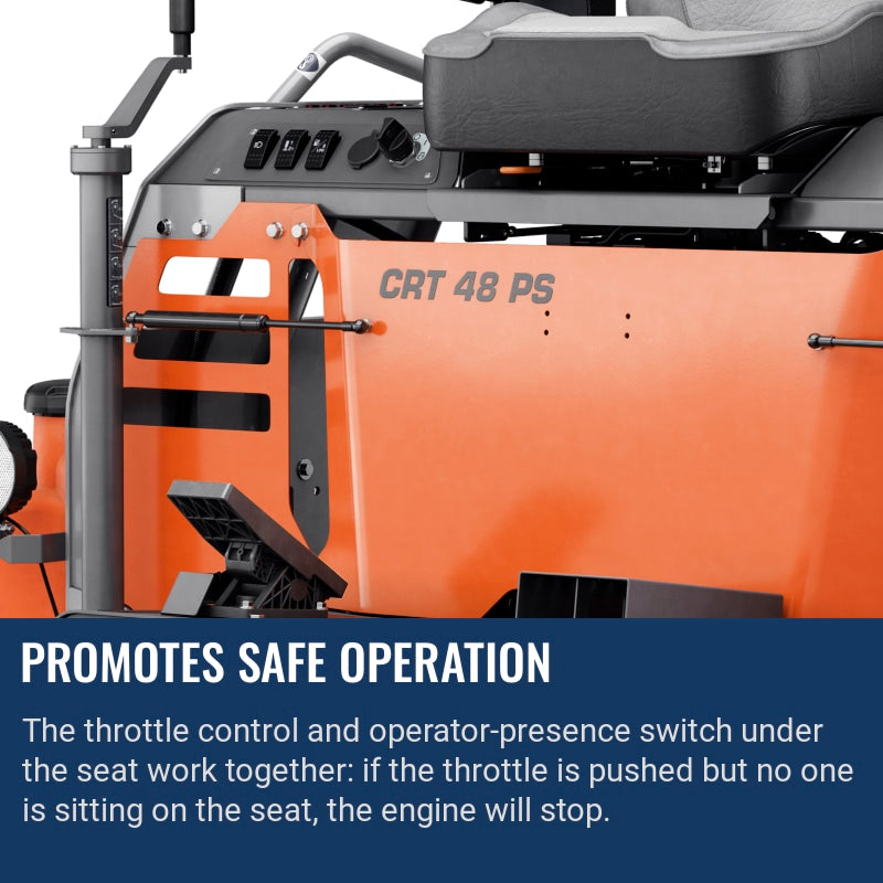 Husqvarna CRT 48 PS Petrol/LPG Promotes safe operation