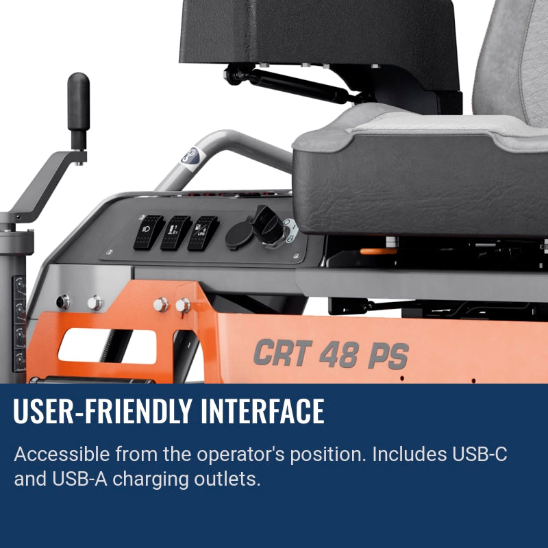 Husqvarna CRT 48 PS Petrol/LPG User-friendly interface