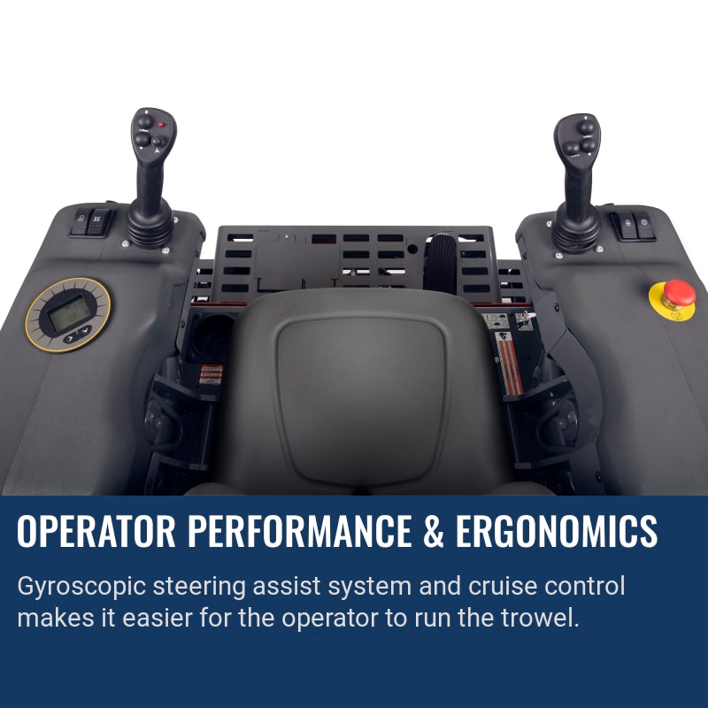 Husqvarna CRT 60X Operator performance & ergonomics