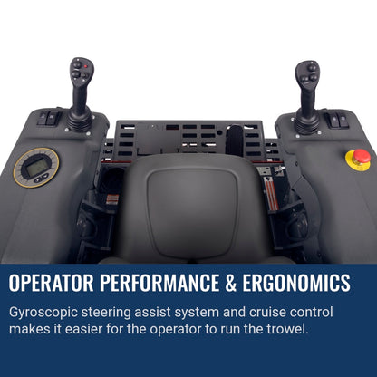 Husqvarna CRT 60X Operator performance & ergonomics